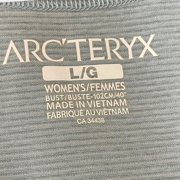 Arc'teryx Racerback Athletic Tank Light Blue - Picture 4 of 5